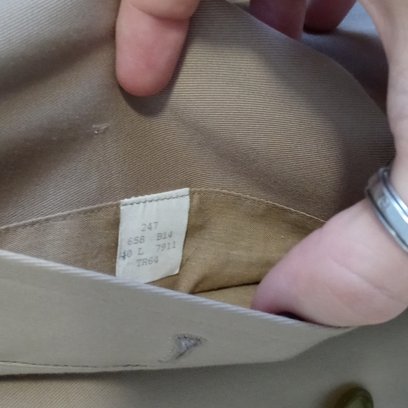 💎VTG Burberry💎 - Men's Classic Trench Coat w/Removeable Wool/Camel Hair Lining - Picture 4 of 16
